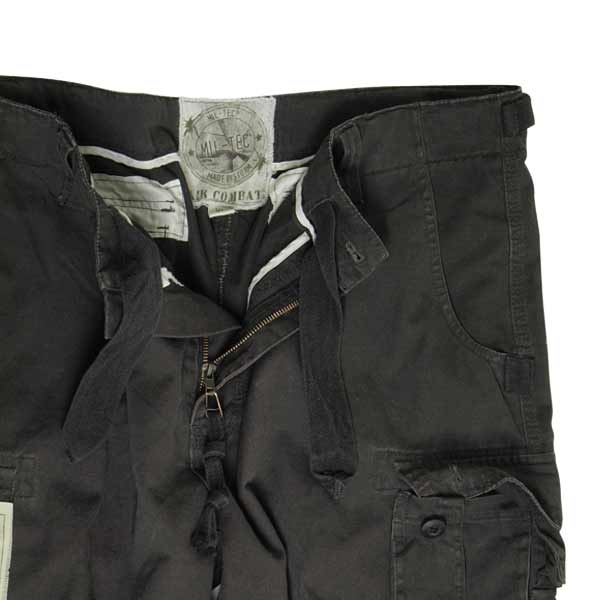 Air Combat 3/4 Pants Prewash, schwarz