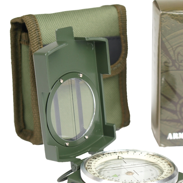 Armee Kompass mit Metallgehäuse, oliv