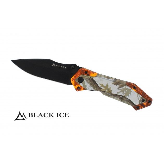Einhandmesser  BLACK ICE Orange Hunter