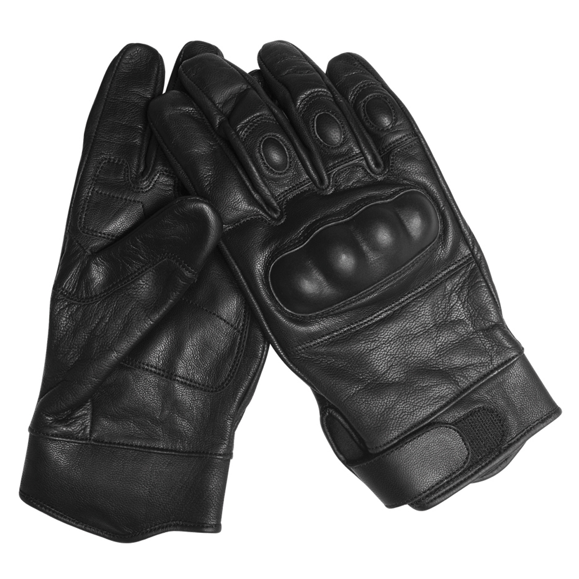 Tactical Gloves Leder, schwarz
