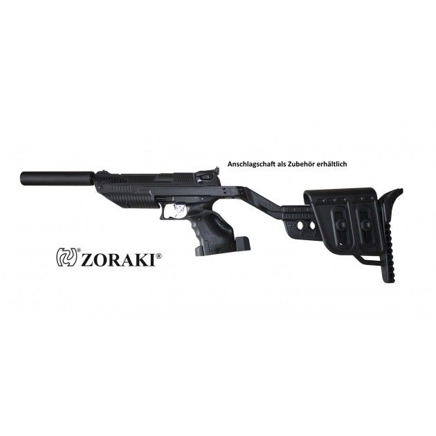 Taktischer Anschlagschaft für den Anbau an die Luftpistole Zoraki HP01. 