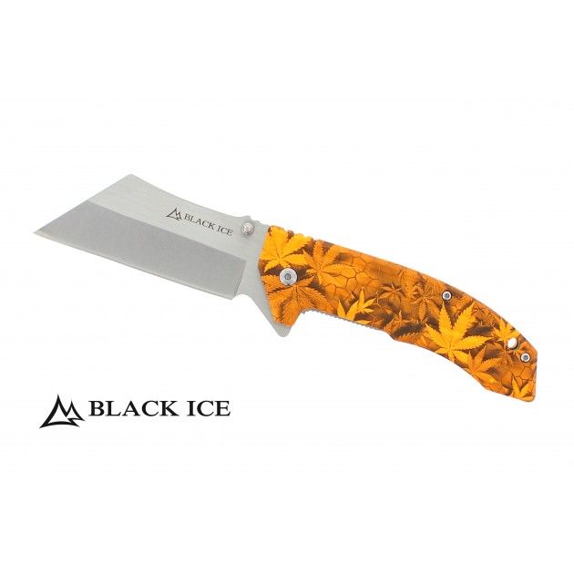 BLACK ICE Einhandmesser THC Orange 