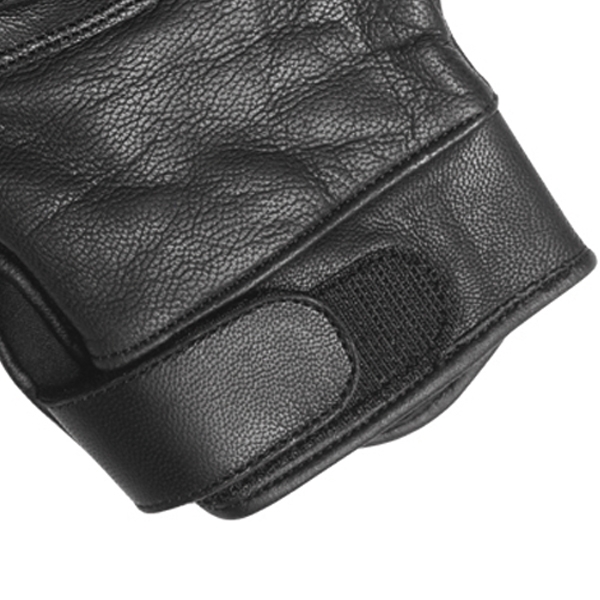 Tactical Gloves Leder, schwarz
