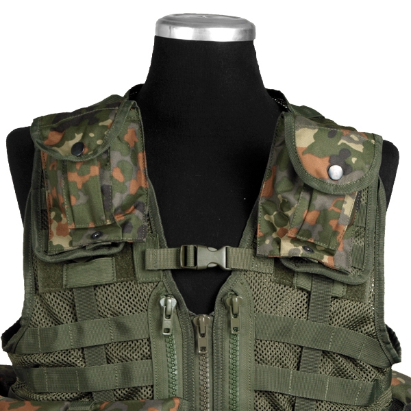 Tactical Vest Modular System, flecktarn