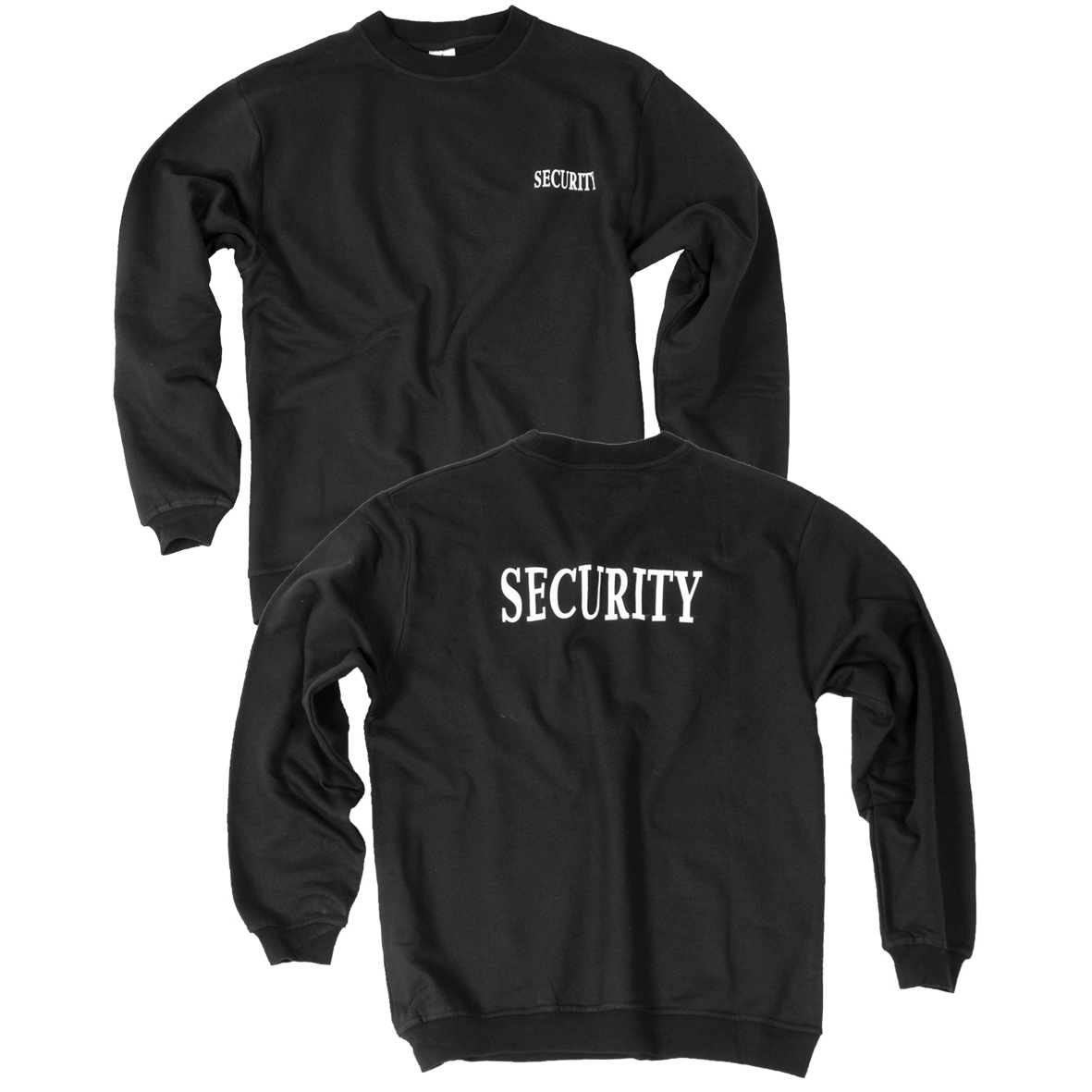 Sweatshirt Security, schwarz