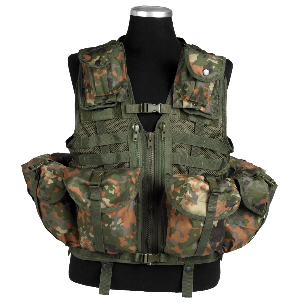 Tactical Vest Modular System, flecktarn