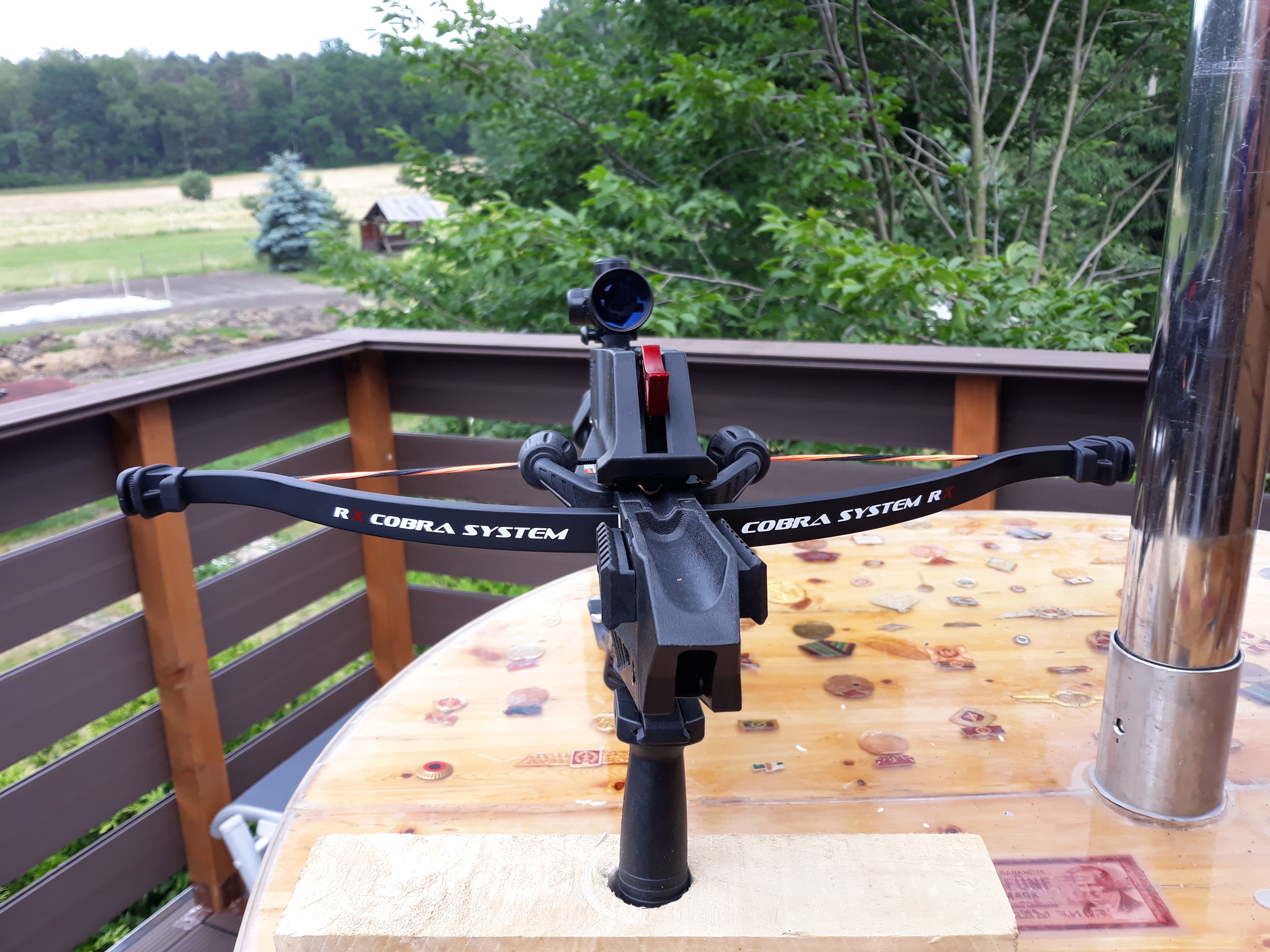 Poelang / EK Archery Cobra R9 RX Adder mit kurzen Zielfernrohr